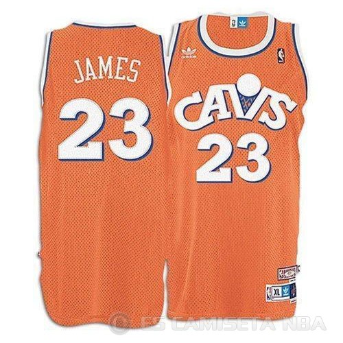 Camiseta James #23 Cleveland Cavaliers Nino Naranja - Haga un click en la imagen para cerrar